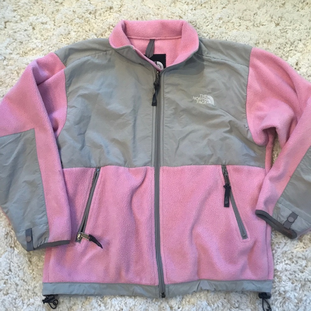Pink Girls north face jacket